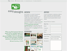 Tablet Screenshot of old.easy-designs.net